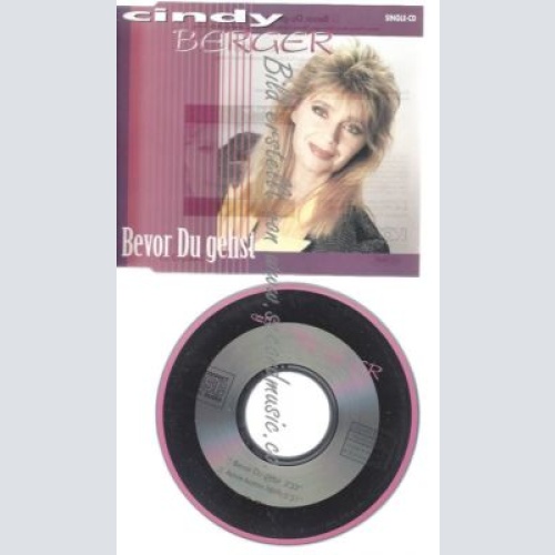 CD--NNIE KOMM HEIM --    / CINDY BERGER--    BEVOR DU GEHST