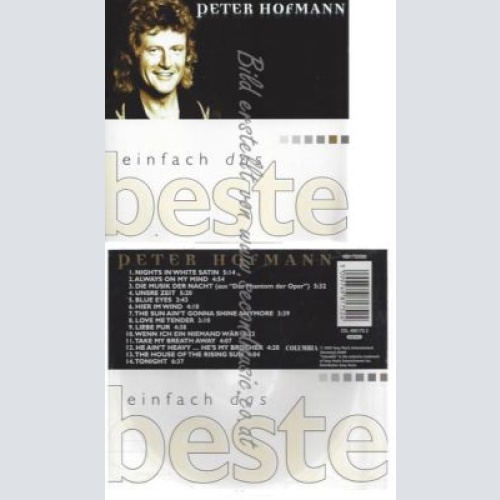 CD--PETER HOFMANN--    EINFACH DAS BESTE