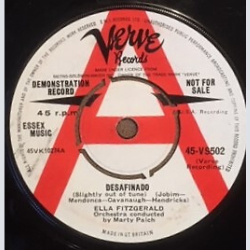 7", Single, Promo Ella Fitzgerald - Desafinado (Slightly Out Of Tune)