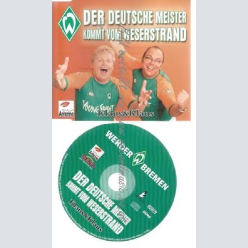 CD--KLAUS & KLAUS--    WERDER BREMEN-DER DEUTSCHE MEISTER