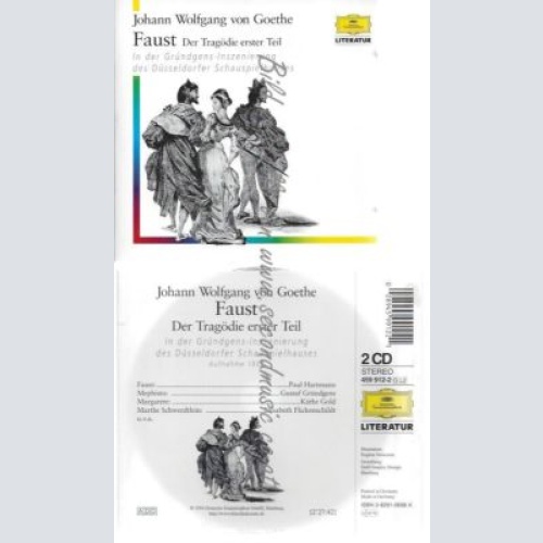 CD--JOHANN WOLFGANG / GOETHE  FAUST.  UNGEKÜRZTE AUSGABE