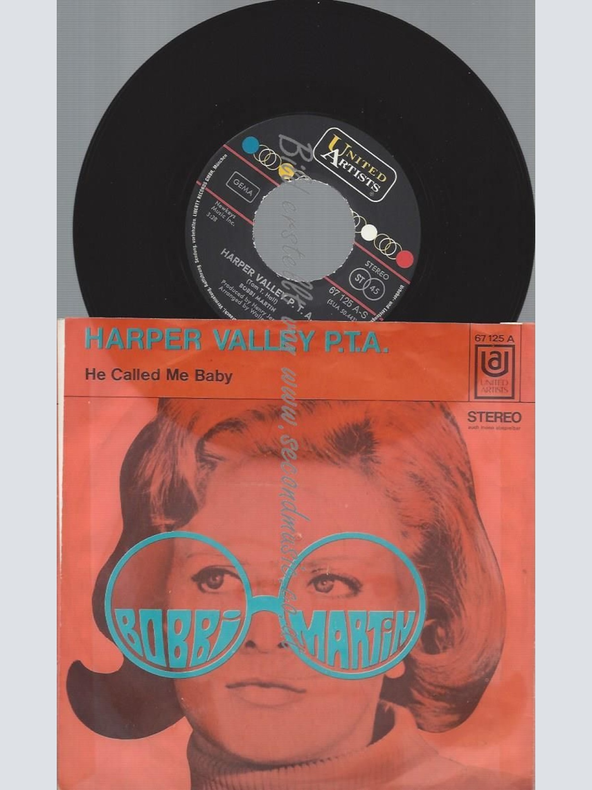 7" Bobbi Martin  Harper Valley P.T.A.