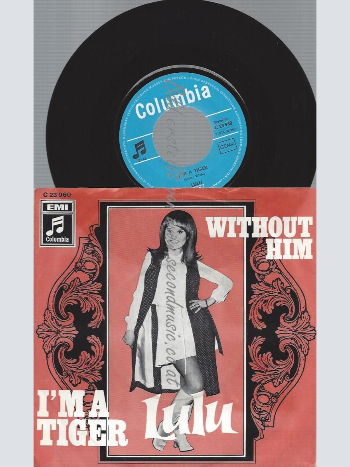 7"   Lulu  I'm A Tiger  ///