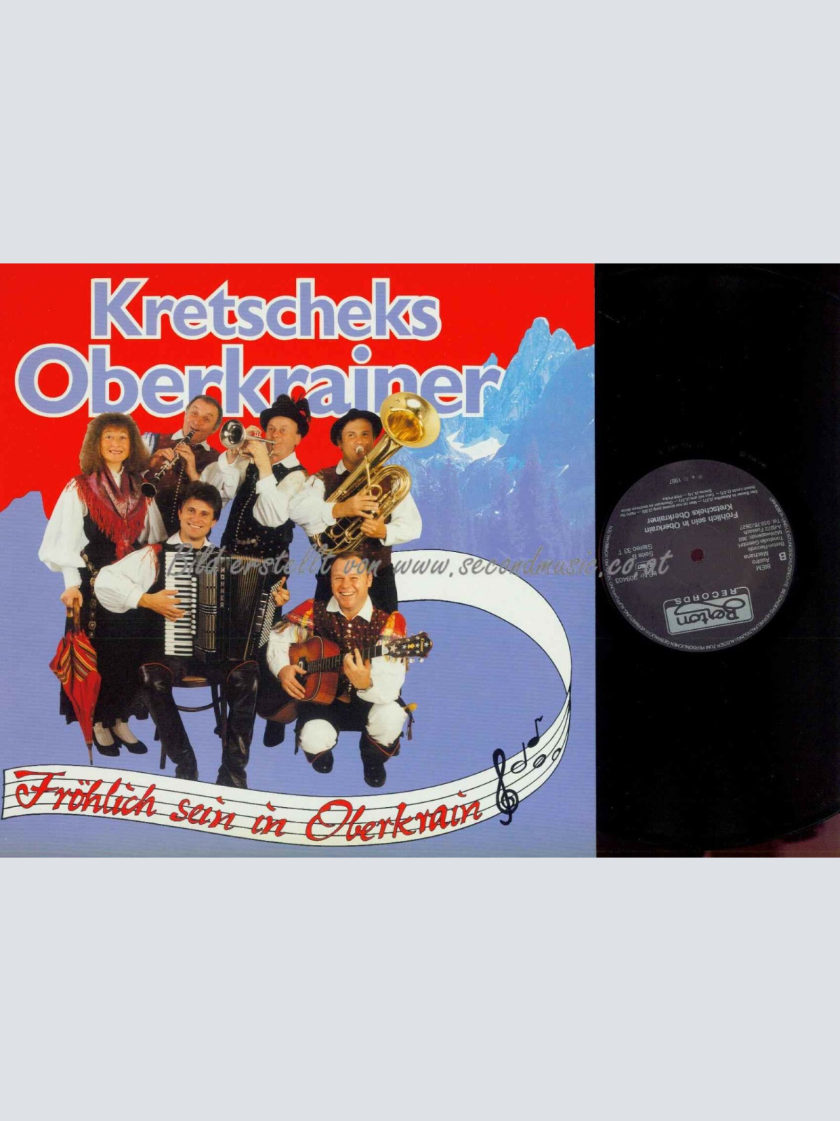 LP--Kretscheks Oberkrainer – Fröhlich Sein In Oberkrain / NM