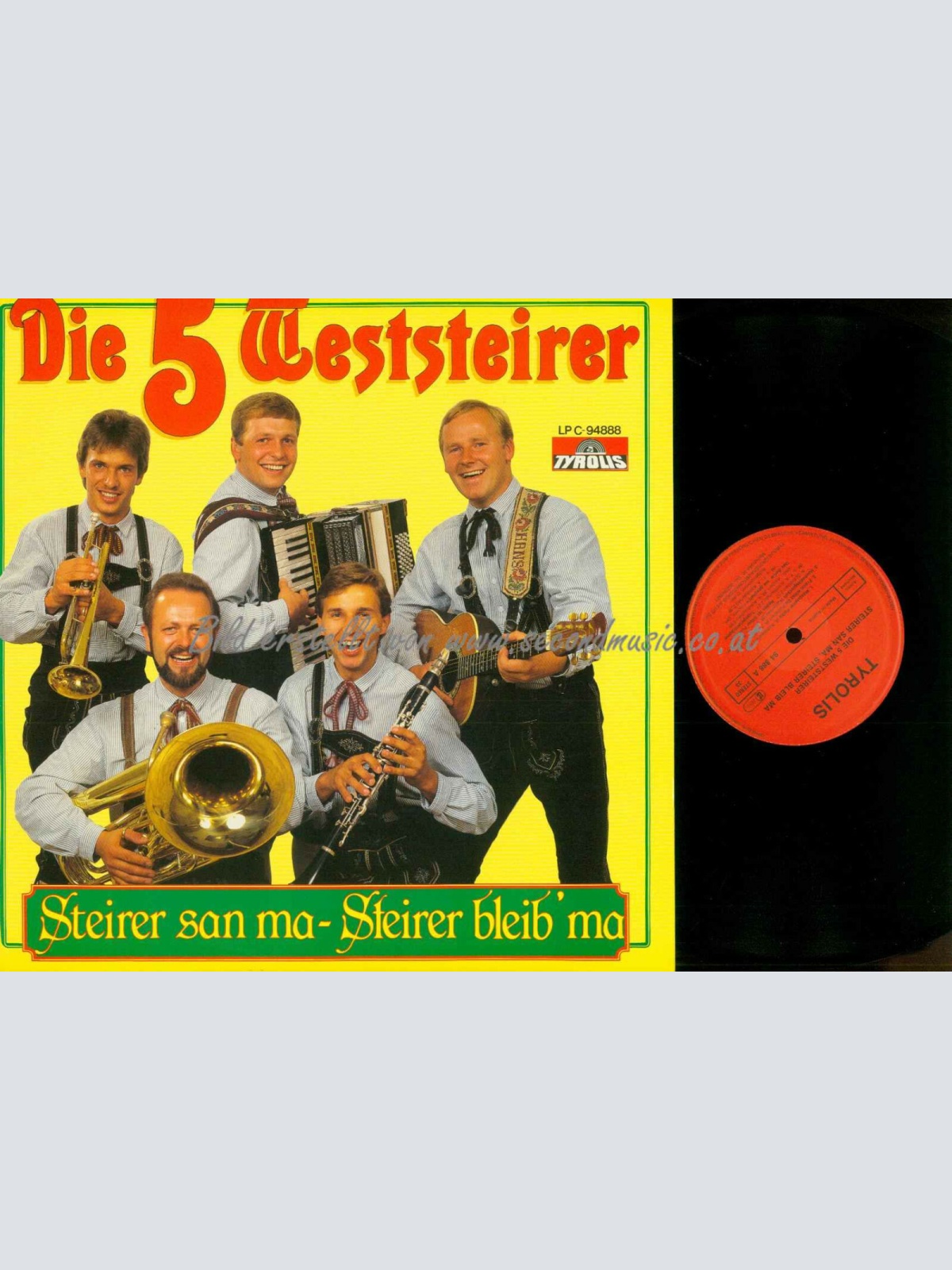 LP-- Die 5 Weststeirer-- Steirer san ma -Steirer bleib ma   / NM /