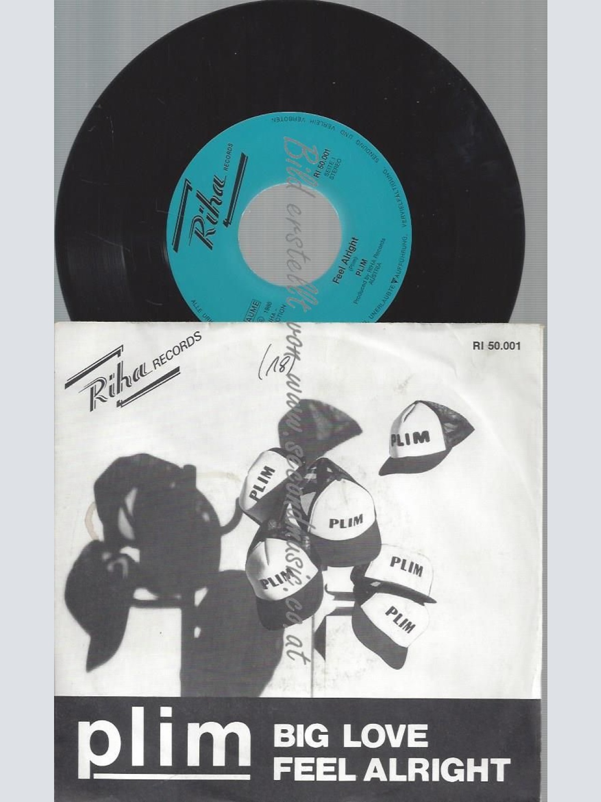 7" PLIM  BIG LOVE  // MIT AUTOGRAMMEN