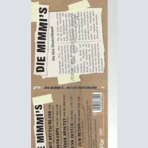 CD--DIE MIMMI'S | --DU BIST DEUTSCHLAND EP