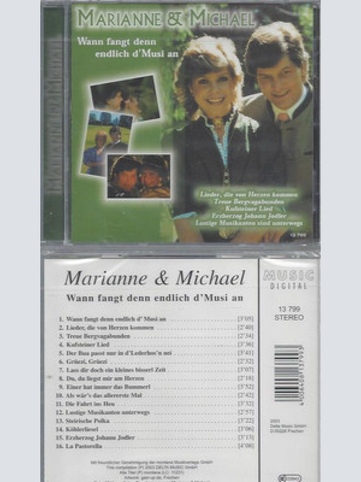 CD--NEU--MARIANNE UND MICHAEL--WANN FANGT DENN ENDLICH D'MUSI AN