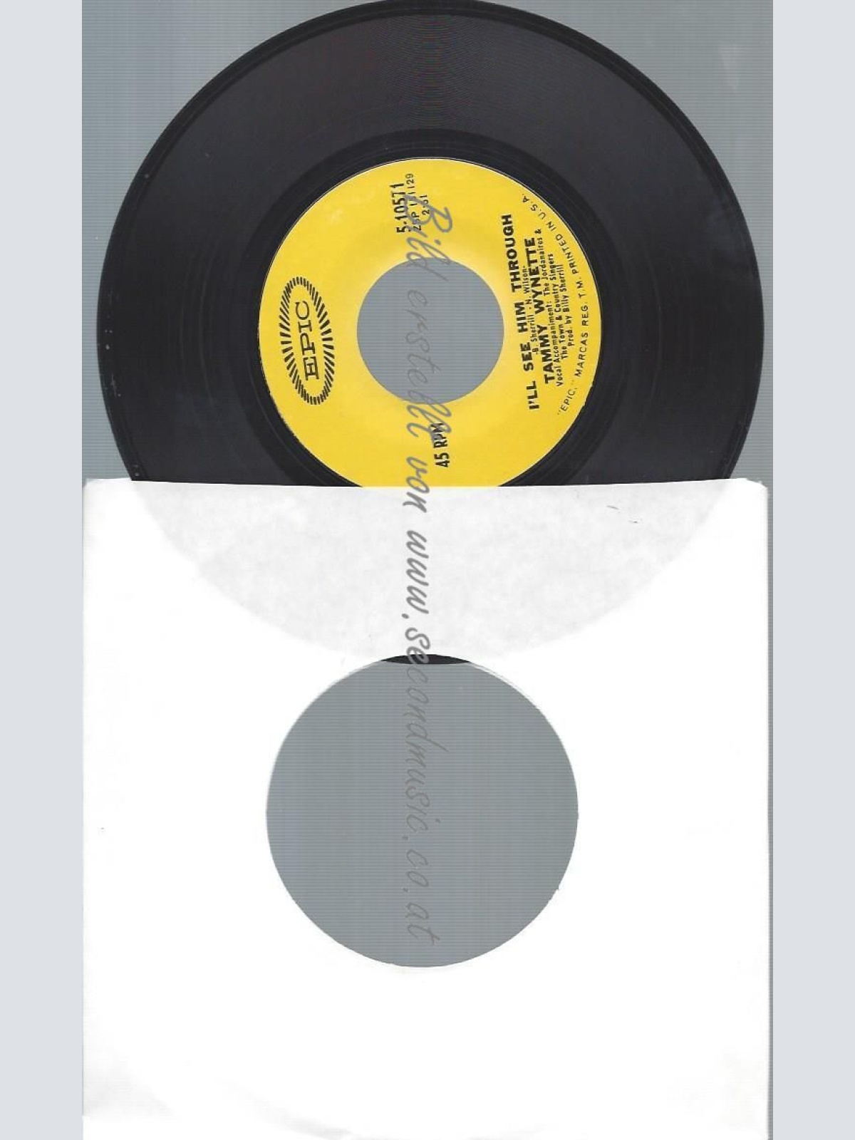 7"   Tammy Wynette – I'll See Him Through