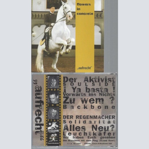 CD-- Flowers In Concrete  Aufrecht --Austrian Punk