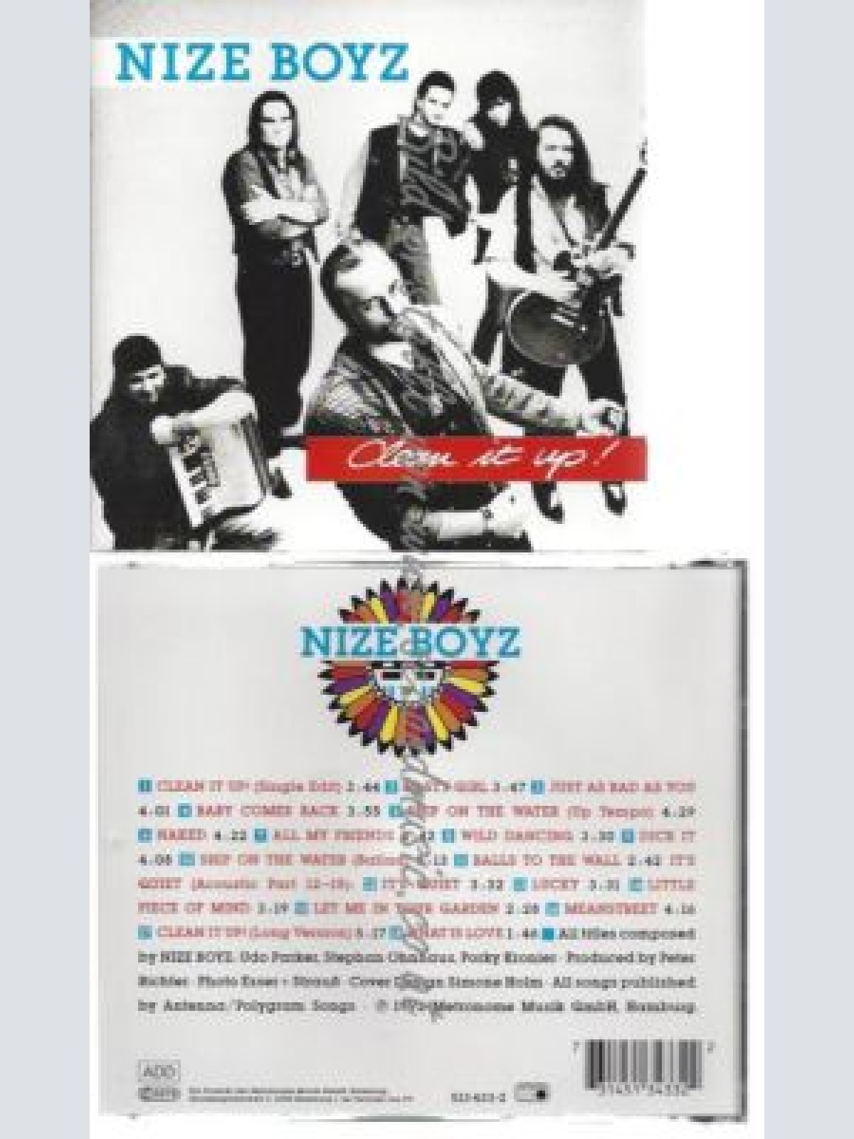 CD--NIZE BOYZ--    CLEAN IT UP --