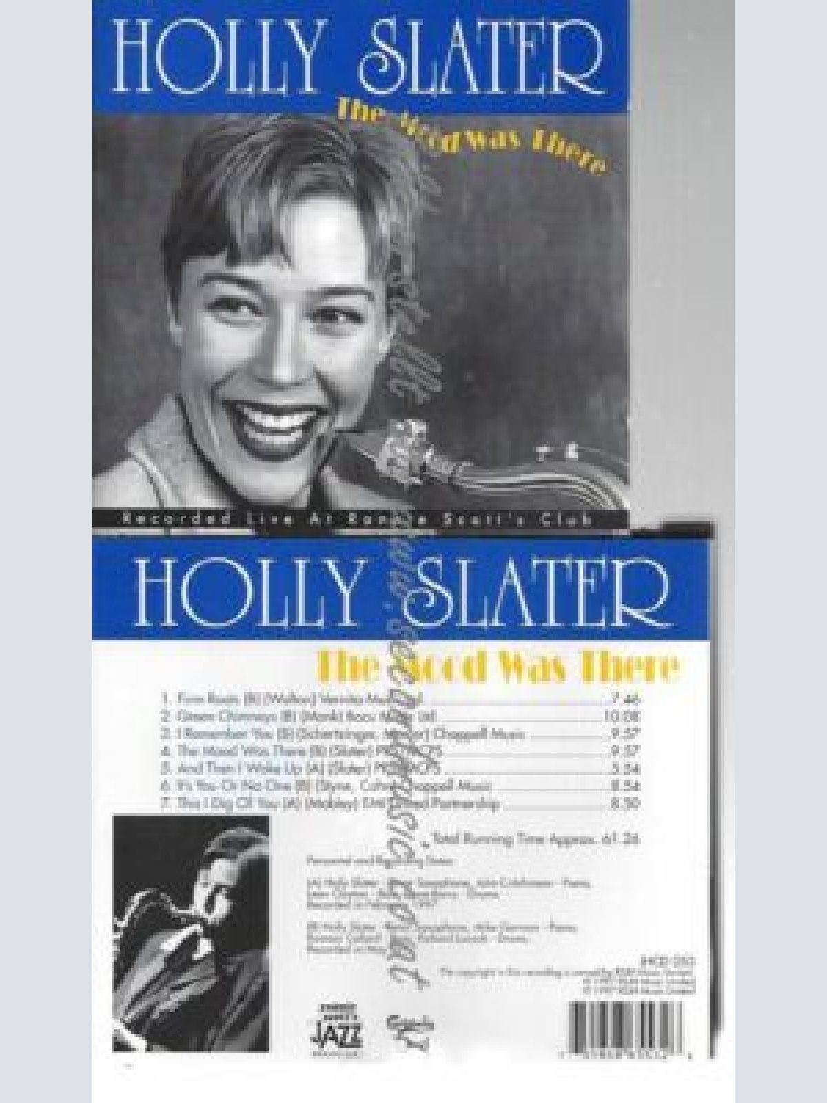 CD--HOLLY SLATER--THE MOOD WAS THERE