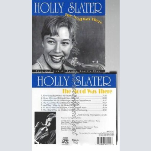 CD--HOLLY SLATER--THE MOOD WAS THERE