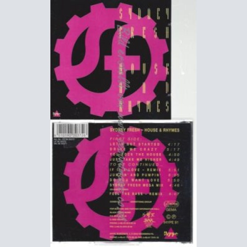 CD--SYDNEY FRESH--    HOUSE AND RHYMES --