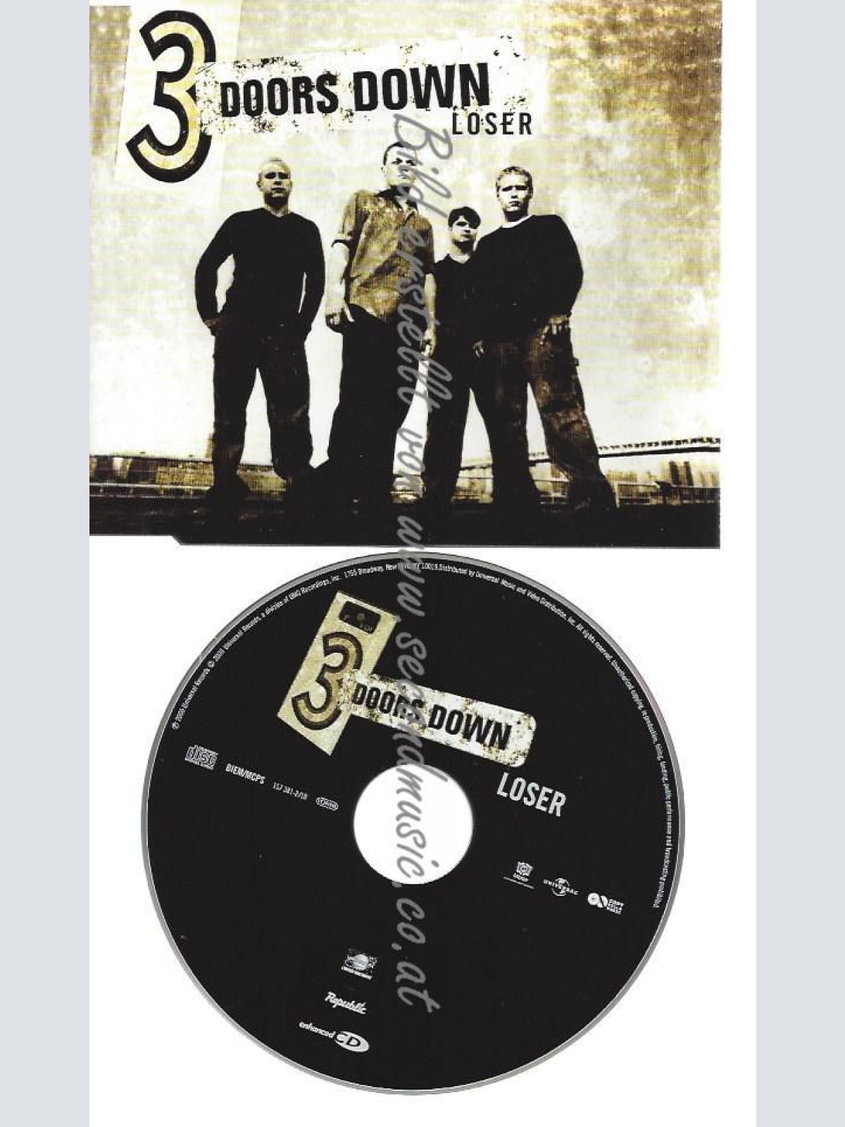 CD-- 3DOORS DOWN--    LOSER | ENHANCED
