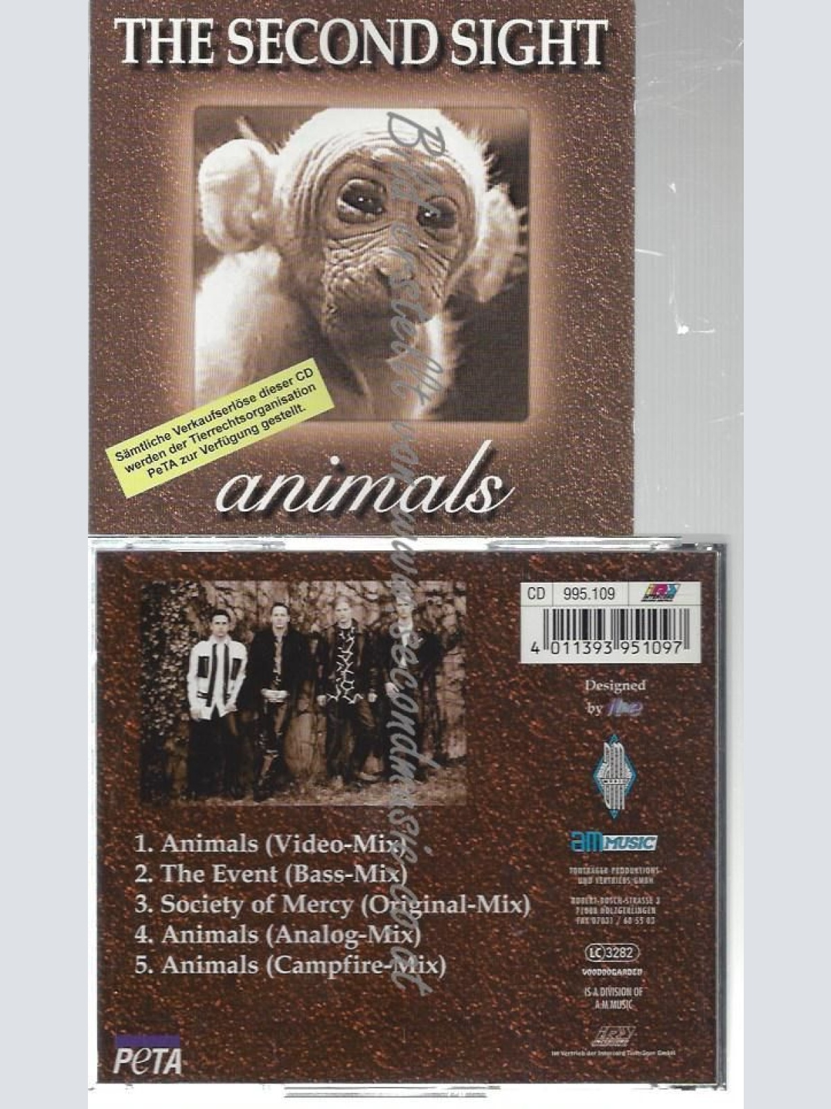 CD--SECOND SIGHT,THE--    ANIMALS