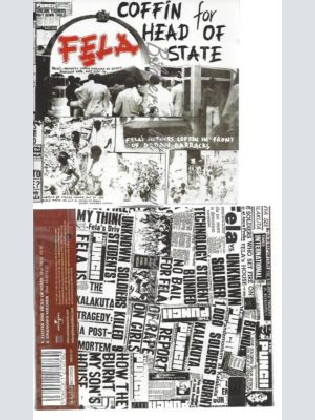 CD--NKNOWN SOLDIER    / FELA KUTI--    COFFIN FOR HEAD OF STATE