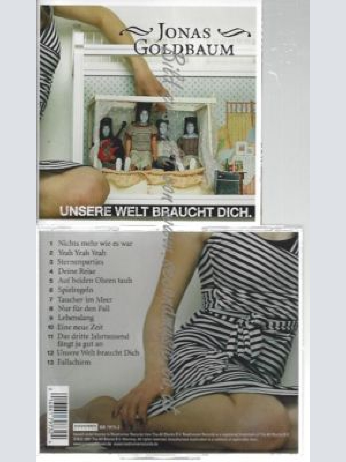 CD--JONAS GOLDBAUM--    UNSERE WELT BRAUCHT DICH.