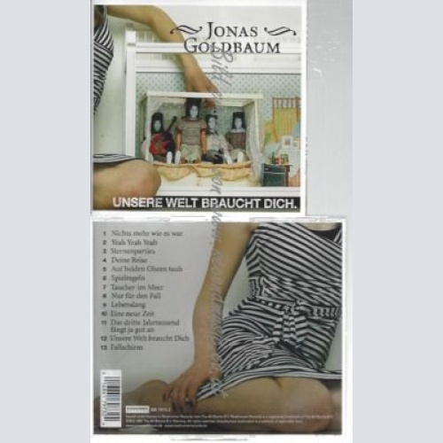 CD--JONAS GOLDBAUM--    UNSERE WELT BRAUCHT DICH.