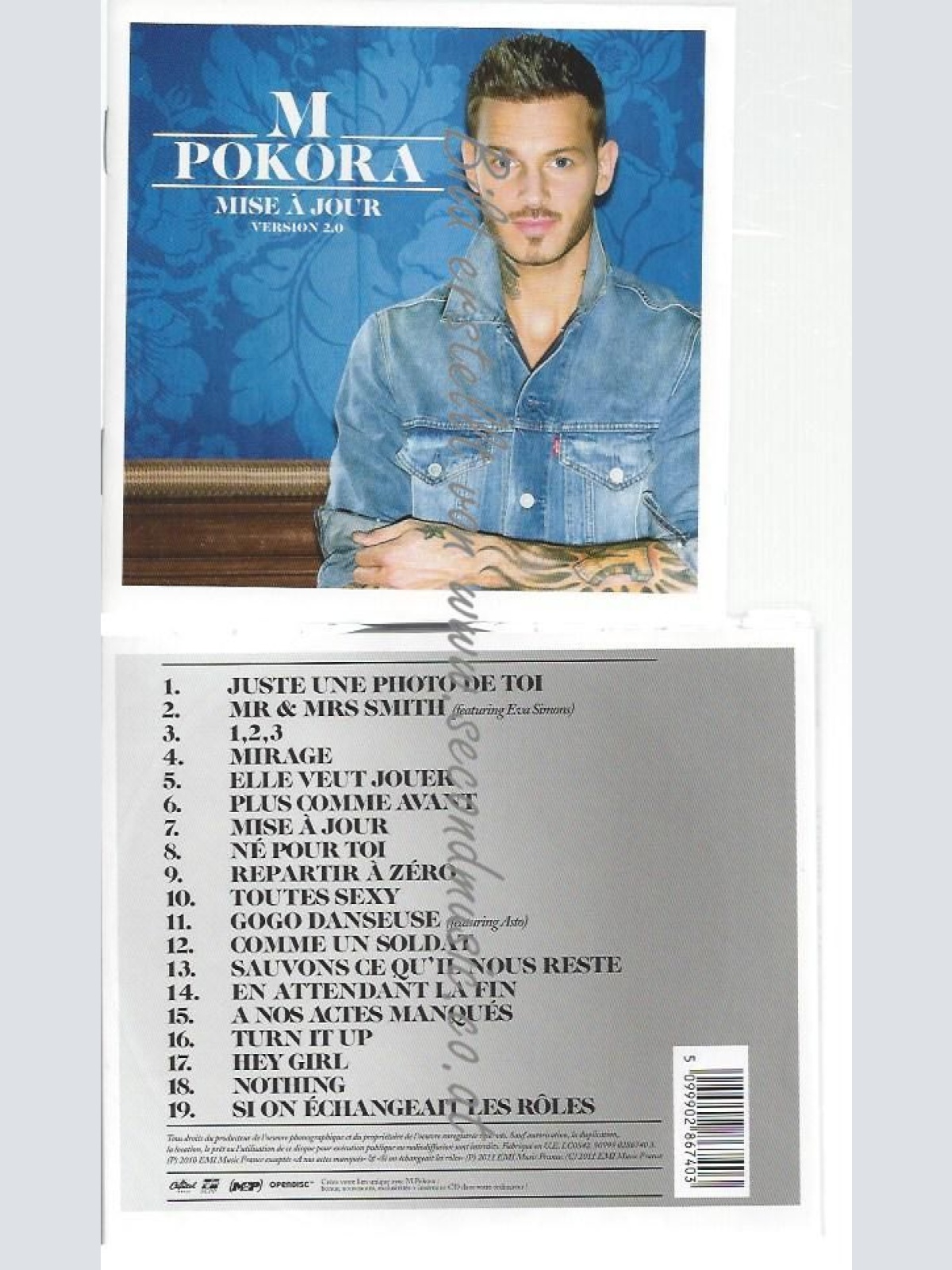CD--M. POKORA--    MISE À JOUR -VERSION .-