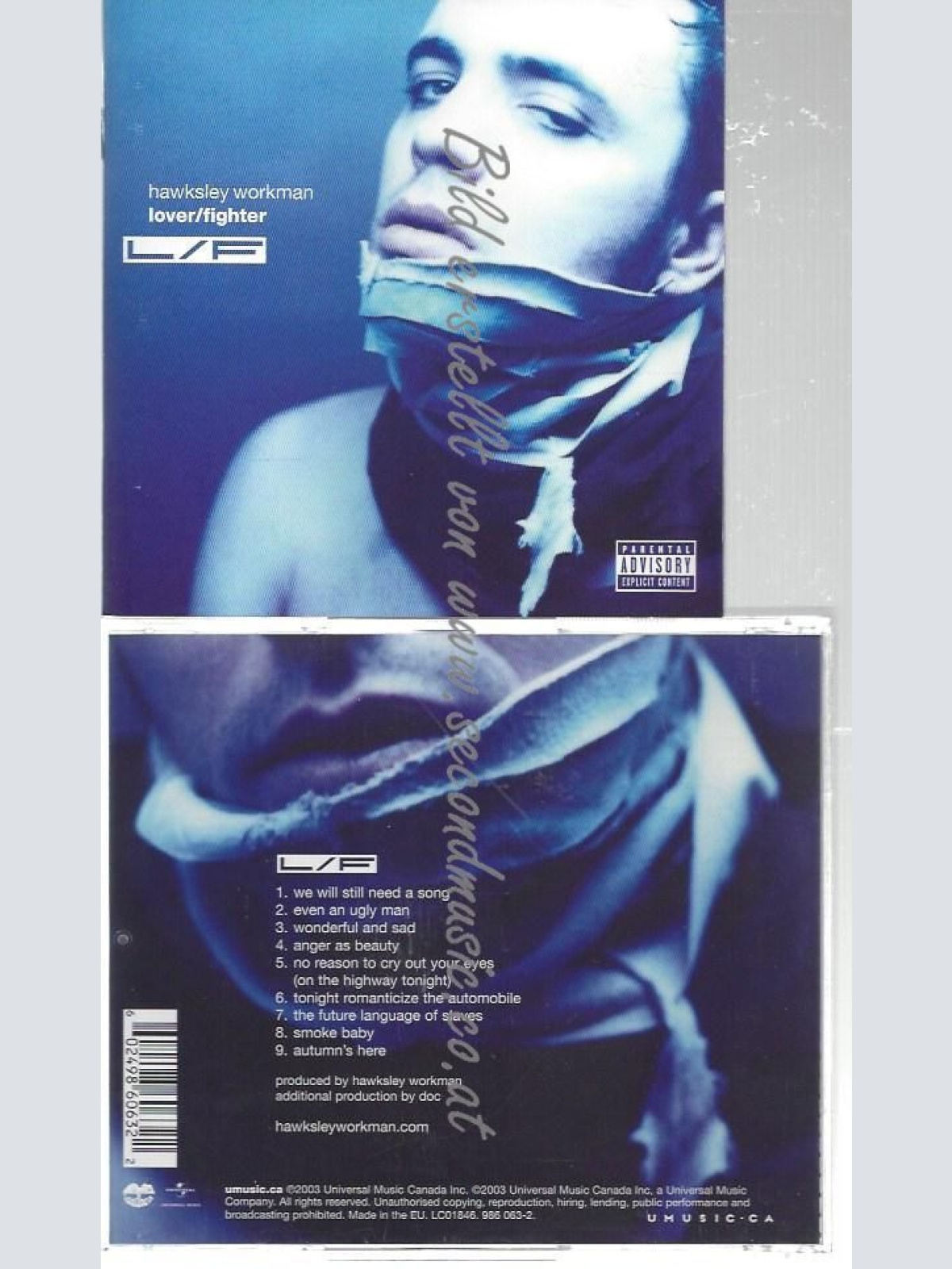 CD--IGHTER | ENHANCED    / HAWKSLEY WORKMAN--    LOVER