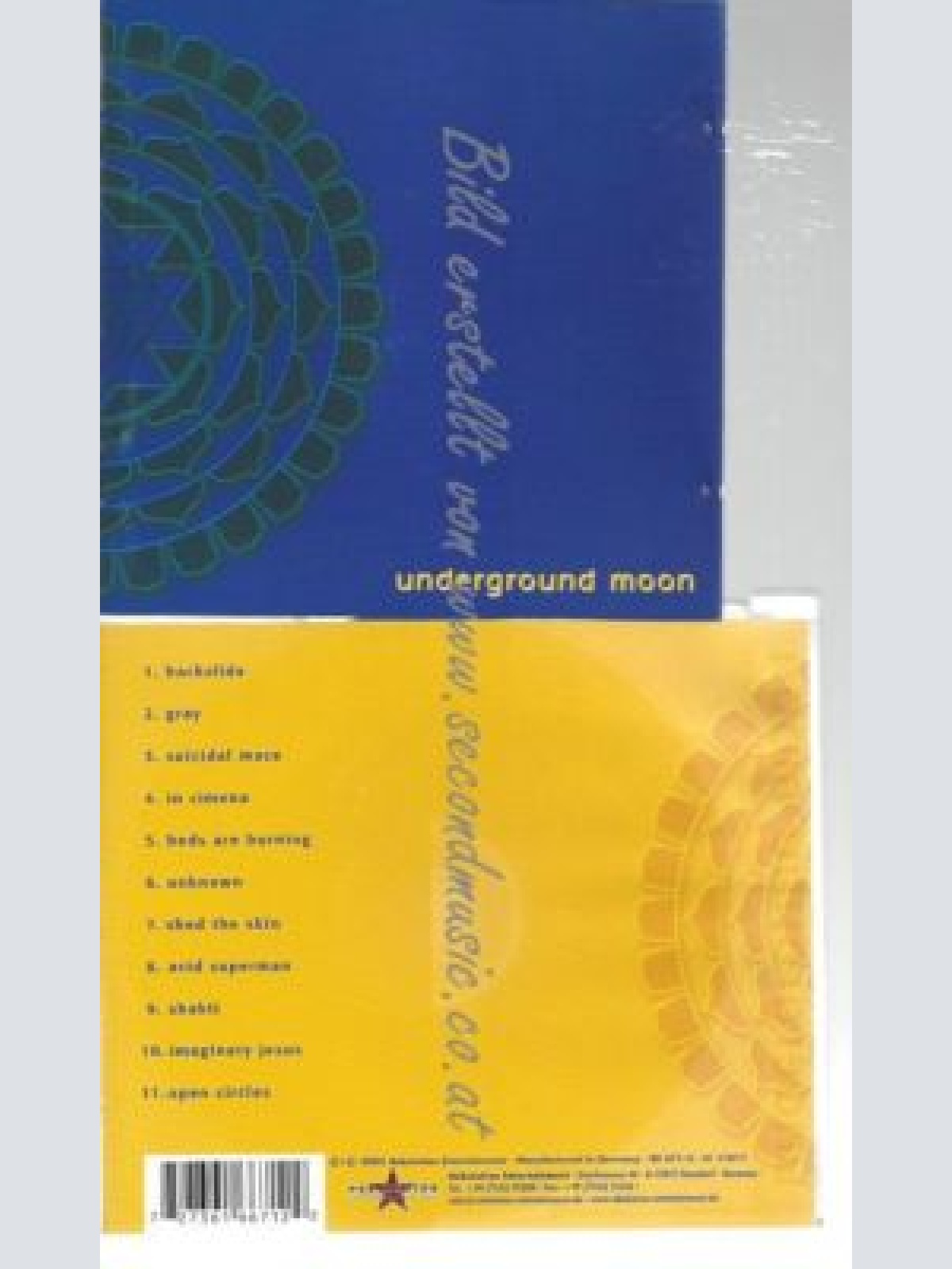 CD--UNDERGROUND MOON--    UNDERGROUND MOON