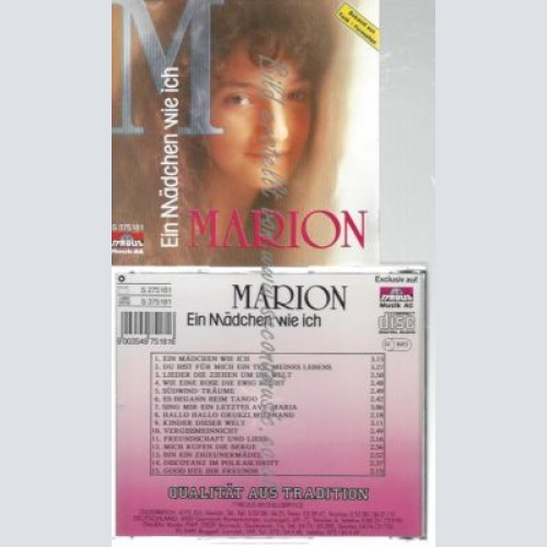 CD--MARION--    EIN MÄDCHEN WIE ICH