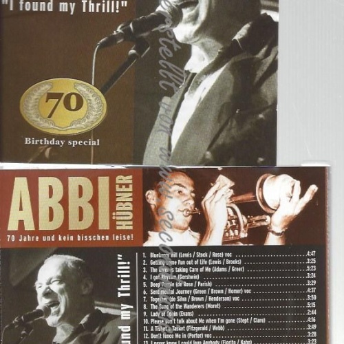 CD--ABBI HÜBNER--    ABBI HÜBNER   I FOUND MY THRILL!"-