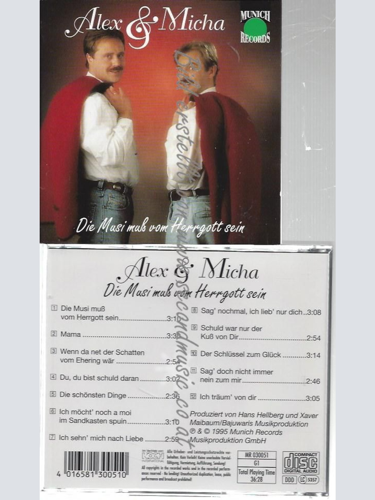 CD--ALEX & MICHA--    DIE MUSI MUß VOM HERRGOTT SEIN