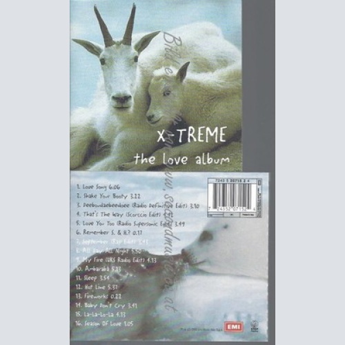 CD--X-TREME--THE LOVE ALBUM