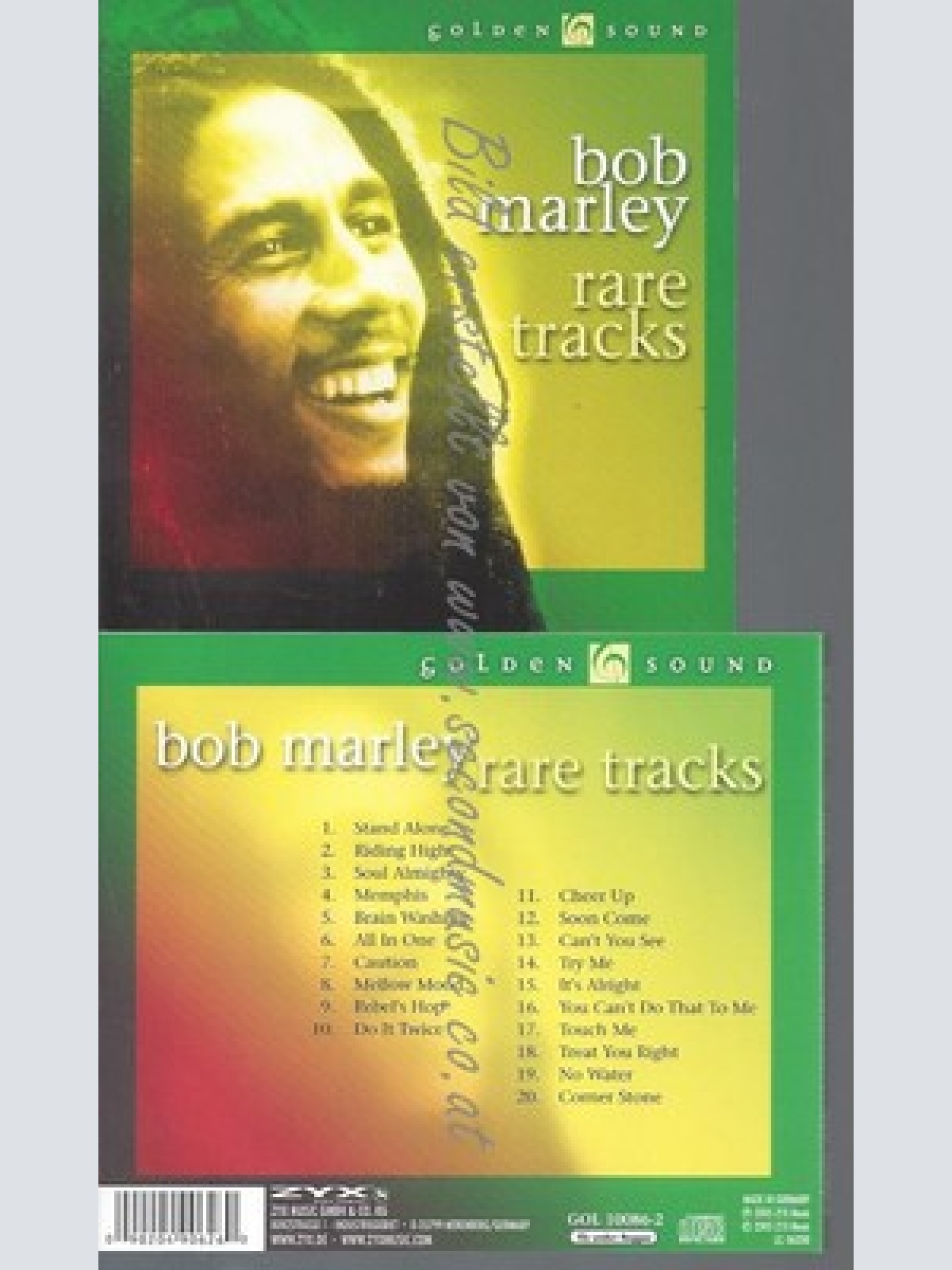 CD--BOB MARLEY--RARE TRACKS