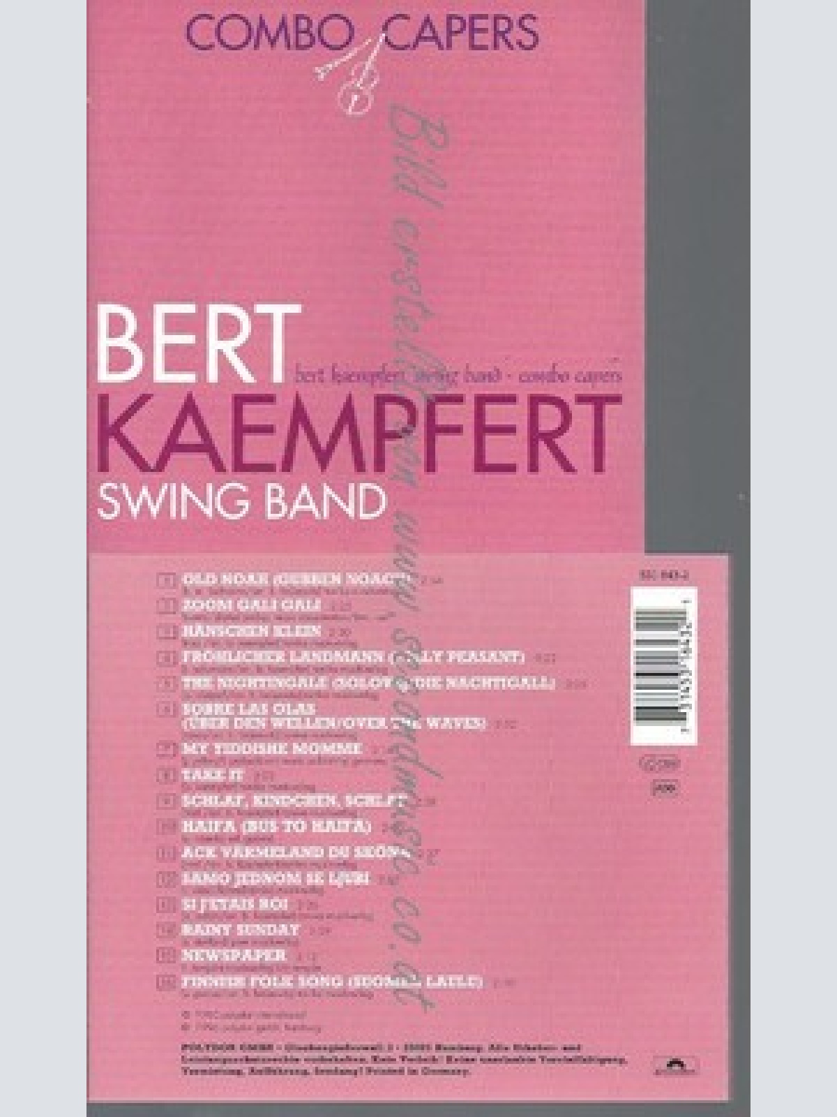 CD--BERT KAEMPFERT--COMBO CAPERS