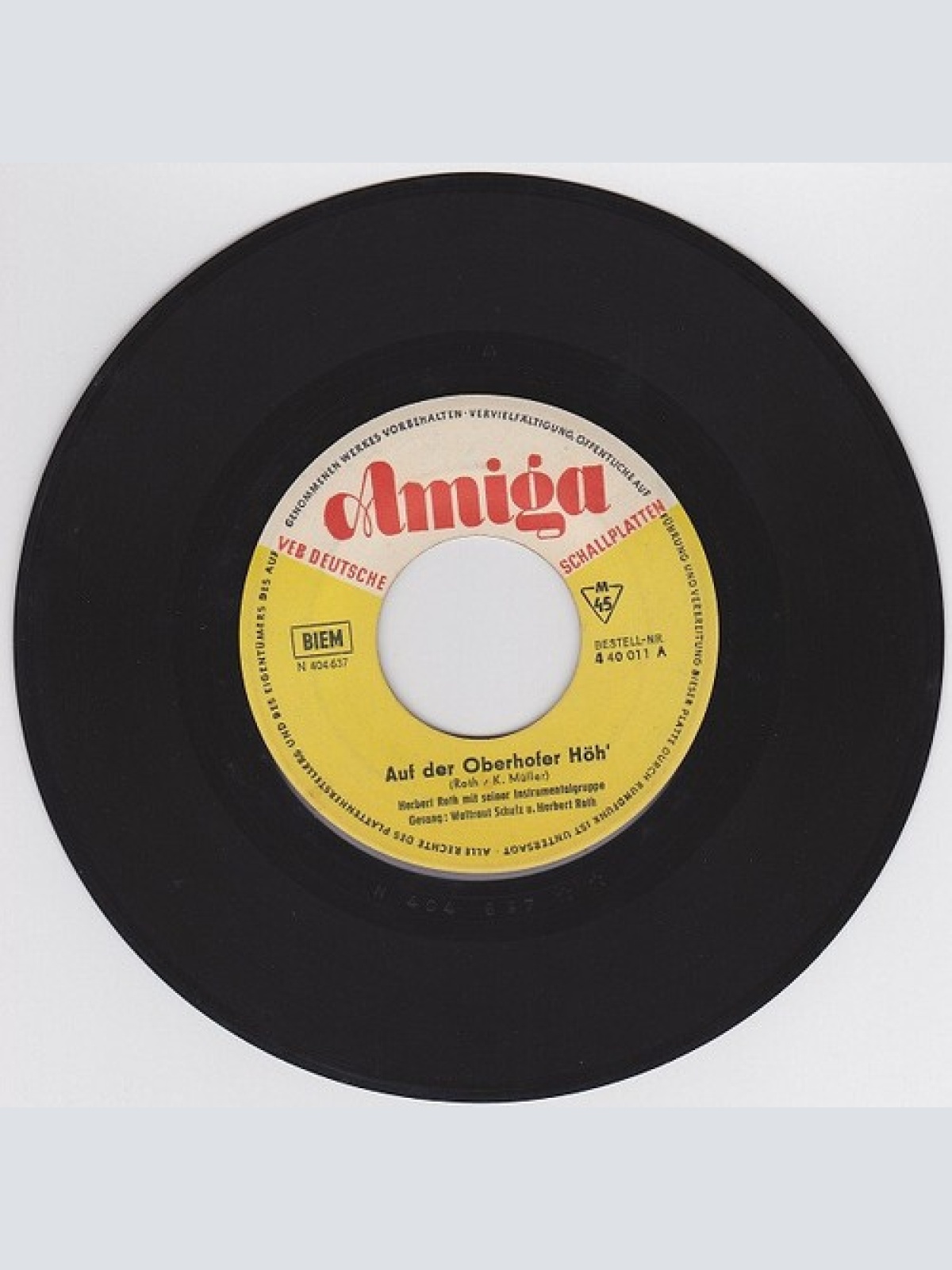 7", Single, Mono, Yel Herbert Roth Mit Seiner Instrumentengruppe* - Auf Der O...