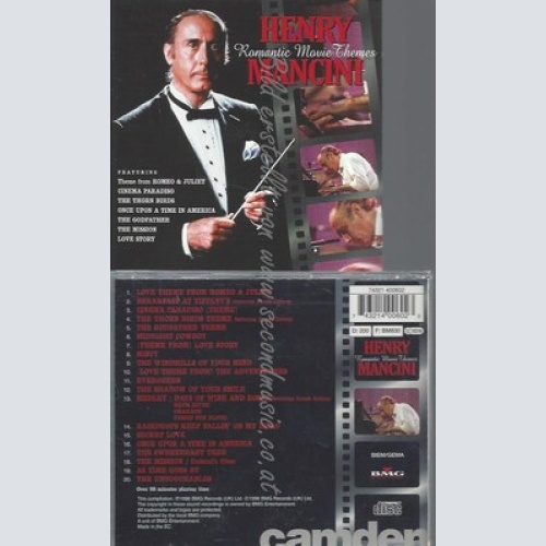 CD--HENRY MANCINI--ROMANTIC MOVIE THEMES