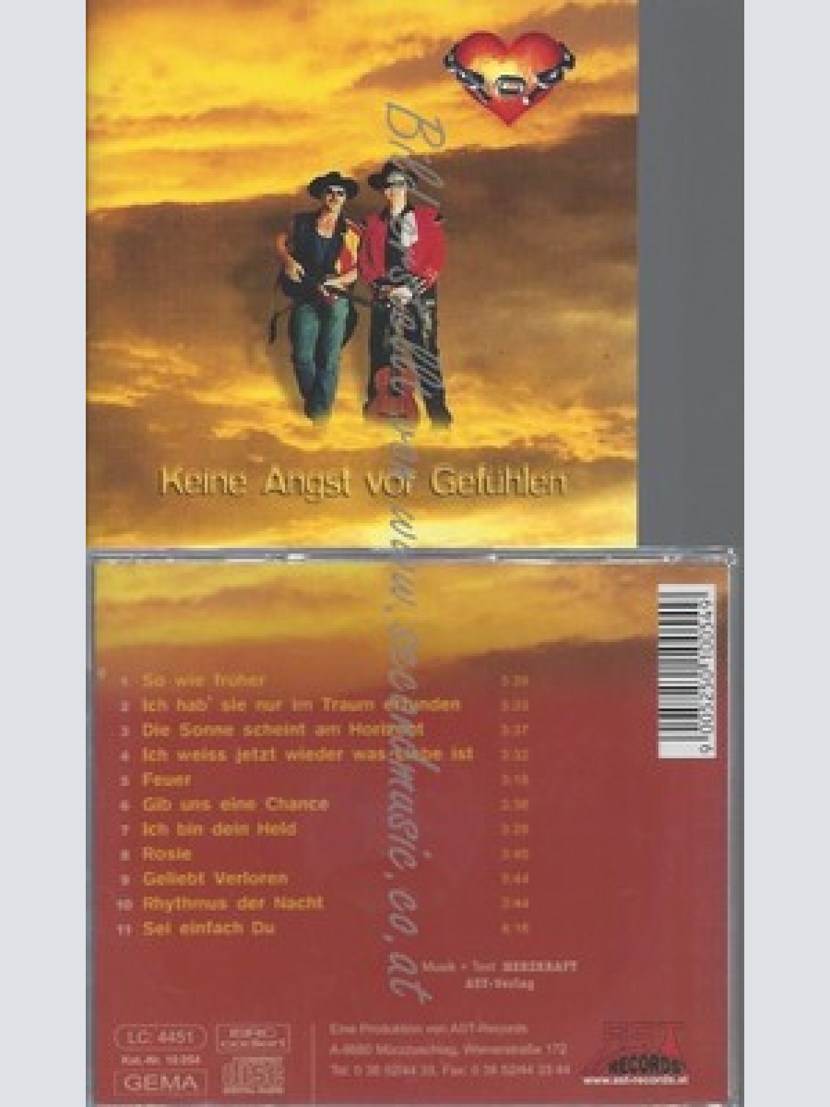 CD--HERZKRAFT--KEINE ANGST VOR GEFUEHLEN