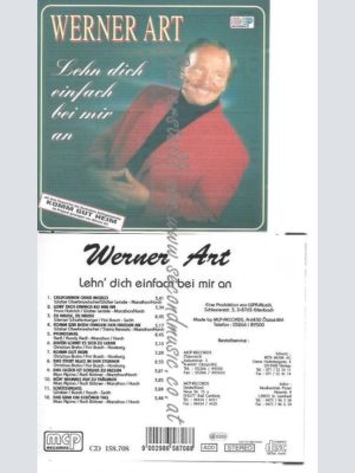 CD--WERNER ART--    LEHN DICH EINFACH BEI MIR AN
