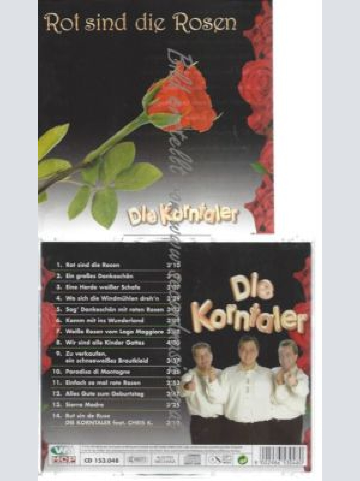 CD--DIE KORNTALER--    ROT SIND DIE ROSEN