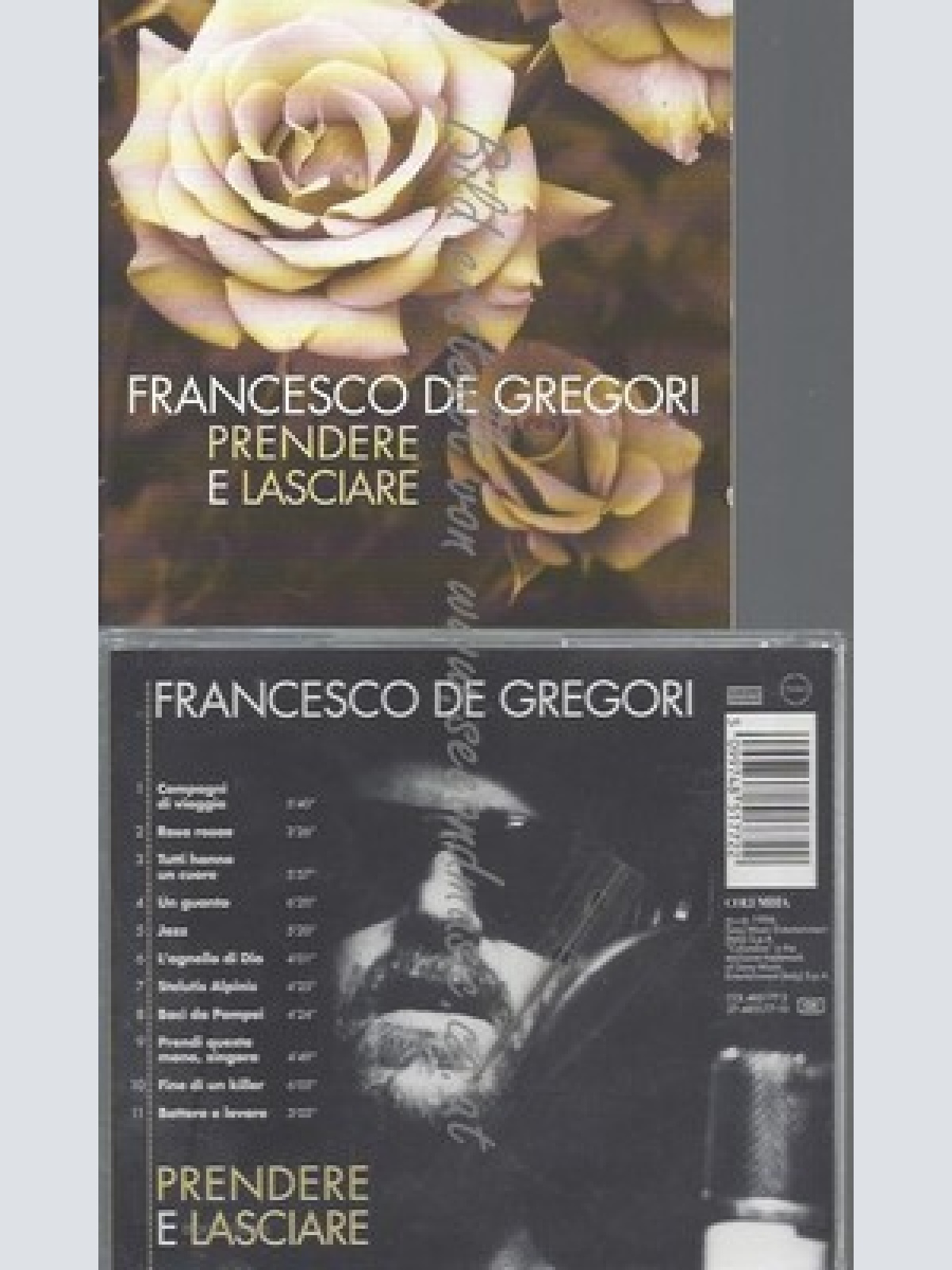 CD--FRANCESCO DE GREGORI--PRENDERE E LASCIARE