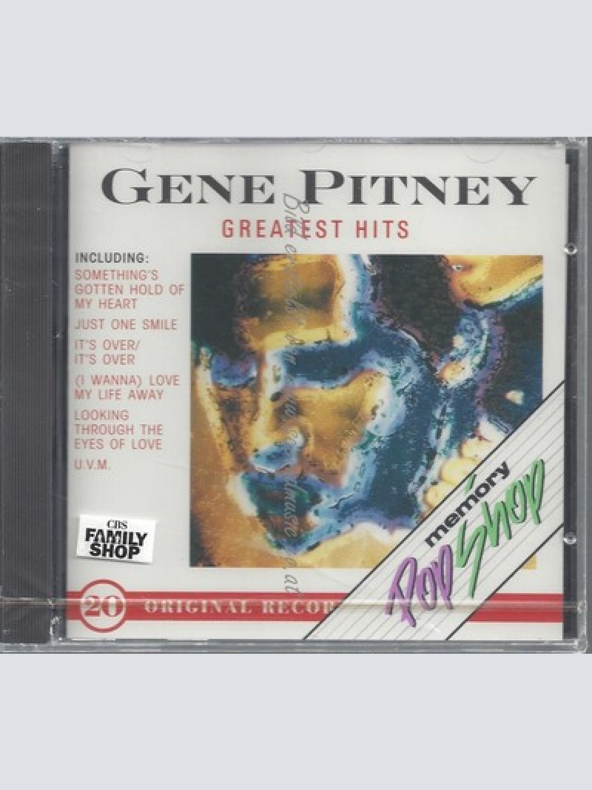 CD--GENE PITNEY--GREATEST HITS -20 TRACKS, ON CBS-
