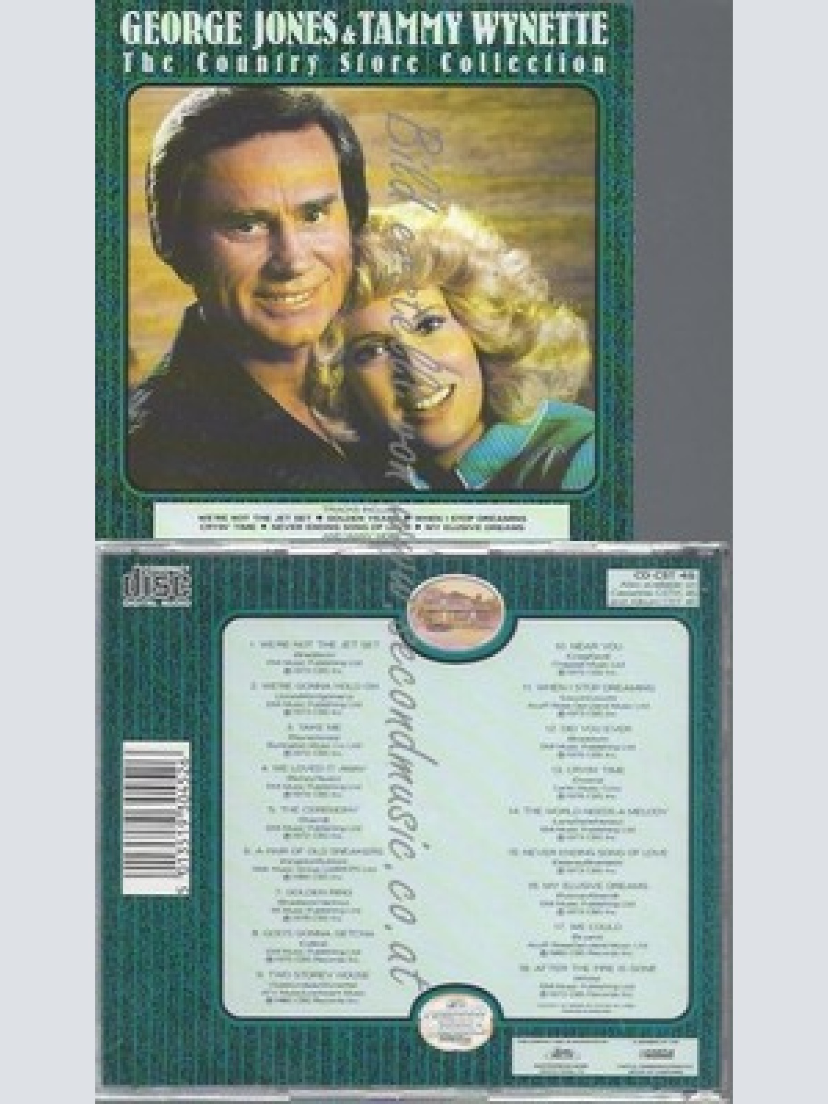 CD--GEORGE JONES & TAMMY WYNETTE--THE COUNTRY STORE COLLECTIONUK IMPORT