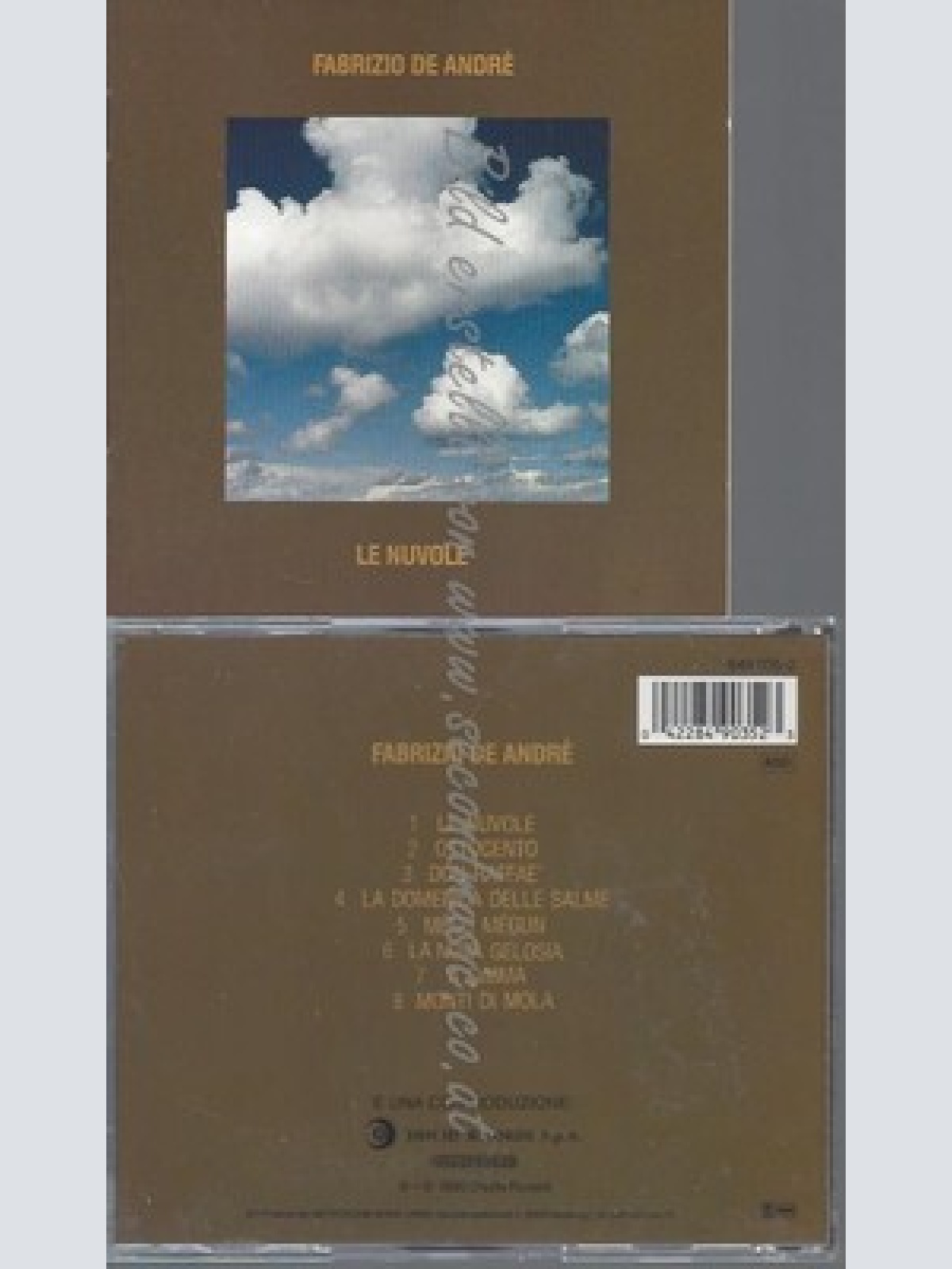 CD--FABRIZIO DE ANDRE--LE NUVOLE