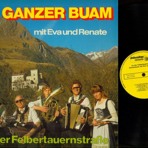 LP--Ganzer Buam Mit Eva Und Renate – An Der Felbertauernstraße // NM
