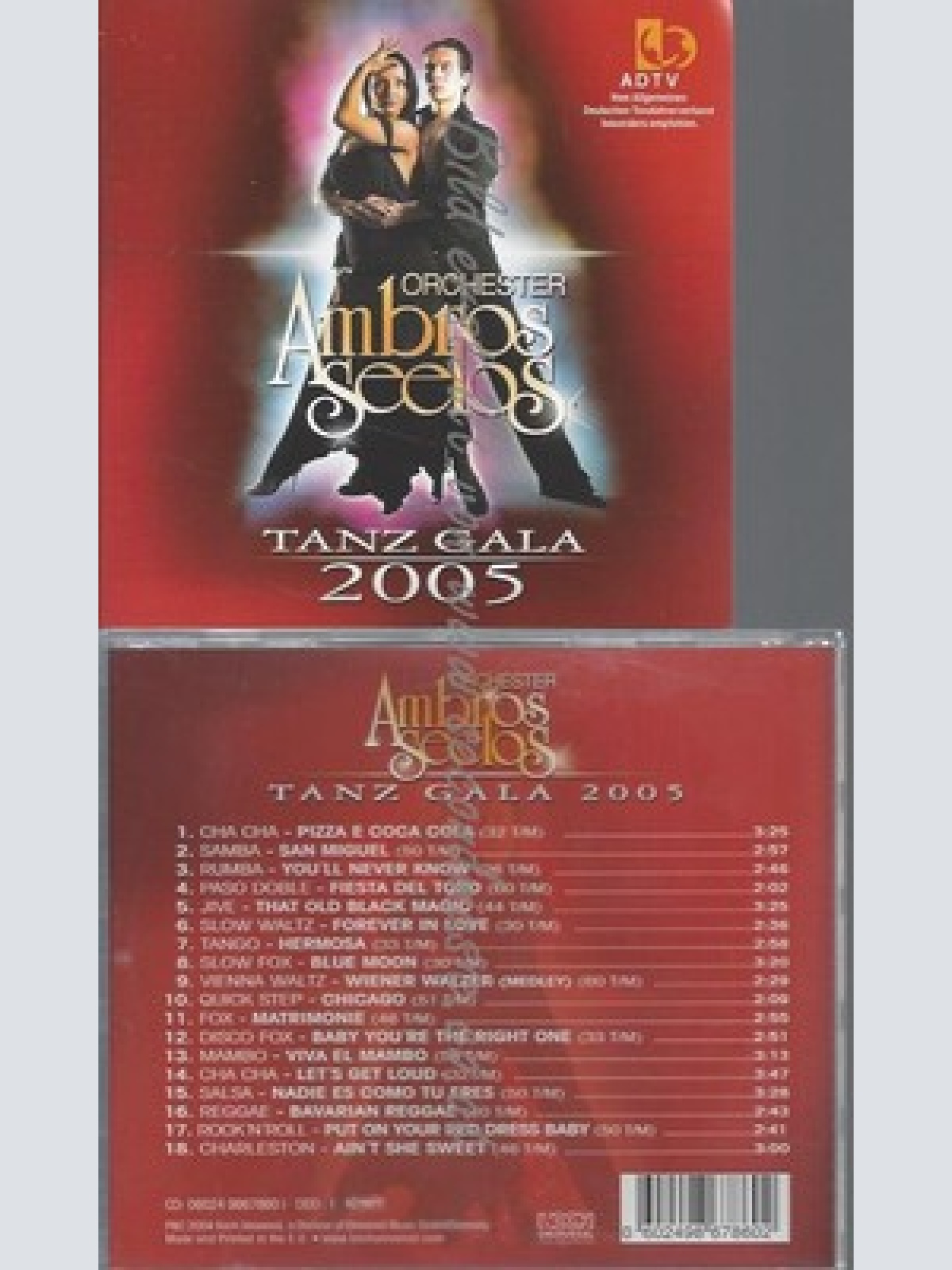 CD--ORCHESTER AMBROS SEELOS--TANZ GALA