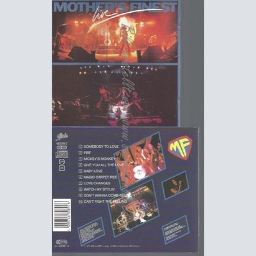 CD--MOTHER'S FINEST--MOTHER'S FINEST LIVE | IMPORT