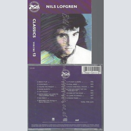CD--NILS LOFGREN--25TH ANNIVERSARY