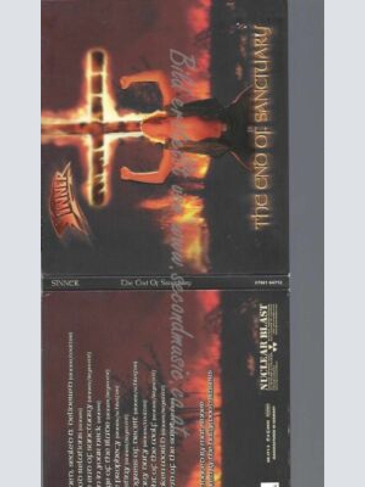 CD--SINNER--THE END OF SANCTUARY
