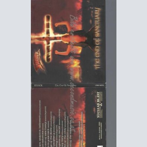CD--SINNER--THE END OF SANCTUARY