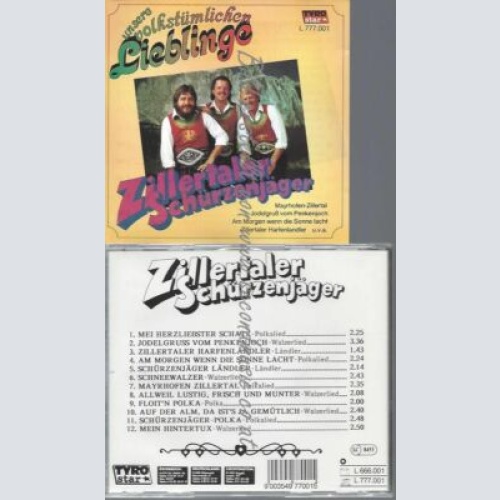 CD--SCHÜRZENJÄGER--UNSERE VOLKSTÜMLICHEN LIEBLINGE