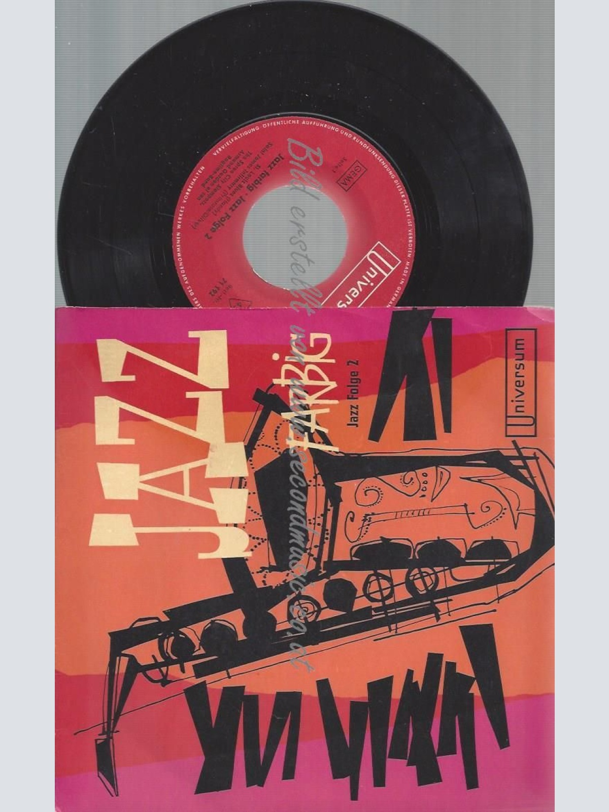 7" JAZZ FARBIG FOLGE 2 // MACKY KASPER MIT SEINEM TANZORCHESTER