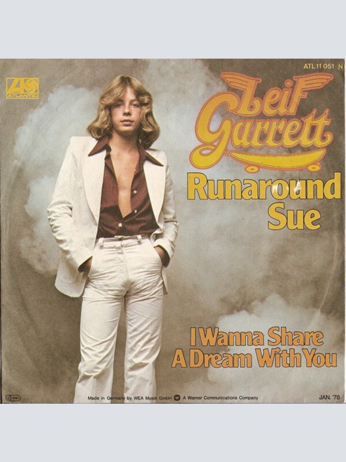 7", Single, Tel Leif Garrett - Runaround Sue